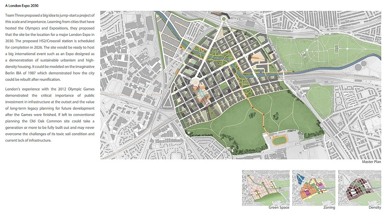 Team C :
A London Expo 2030 'The Sustainable City'