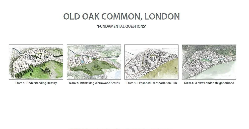 2017 studio. Old Oak Common: 'Fundamental Questions'.