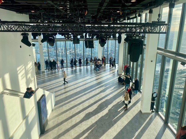 Viewing gallery on the 58th floor of 22 Bishopsgate.