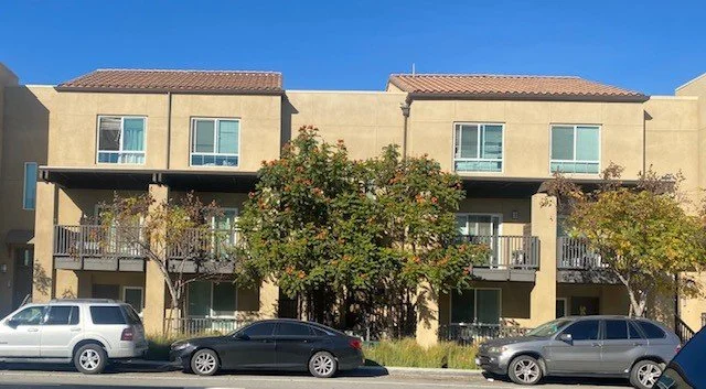 Balcony units facing Century Blvd.