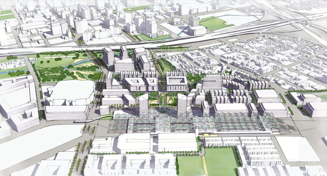 View from the west facing towards downtown San Jose.