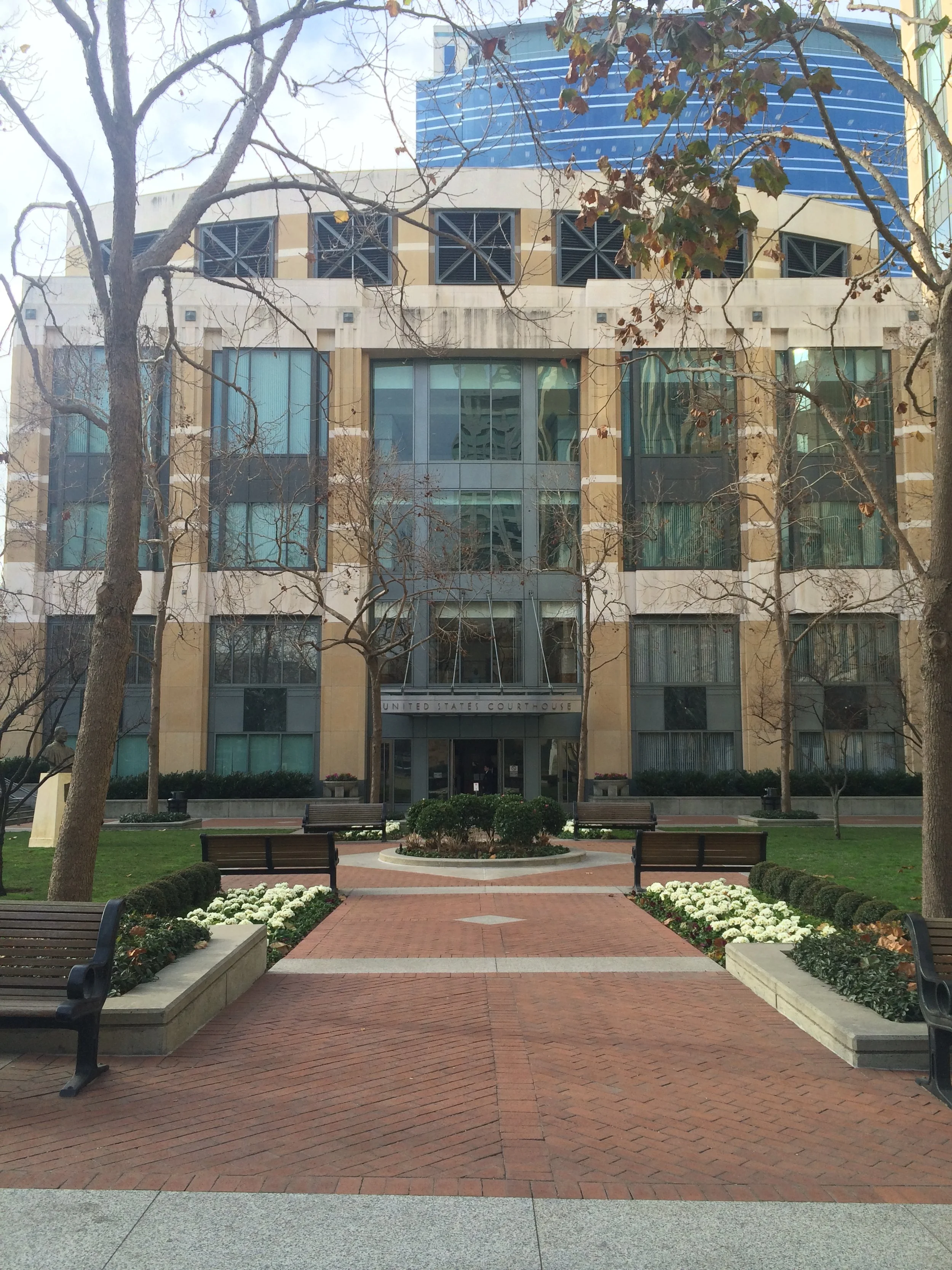 South Wing with Federal Courthouse.