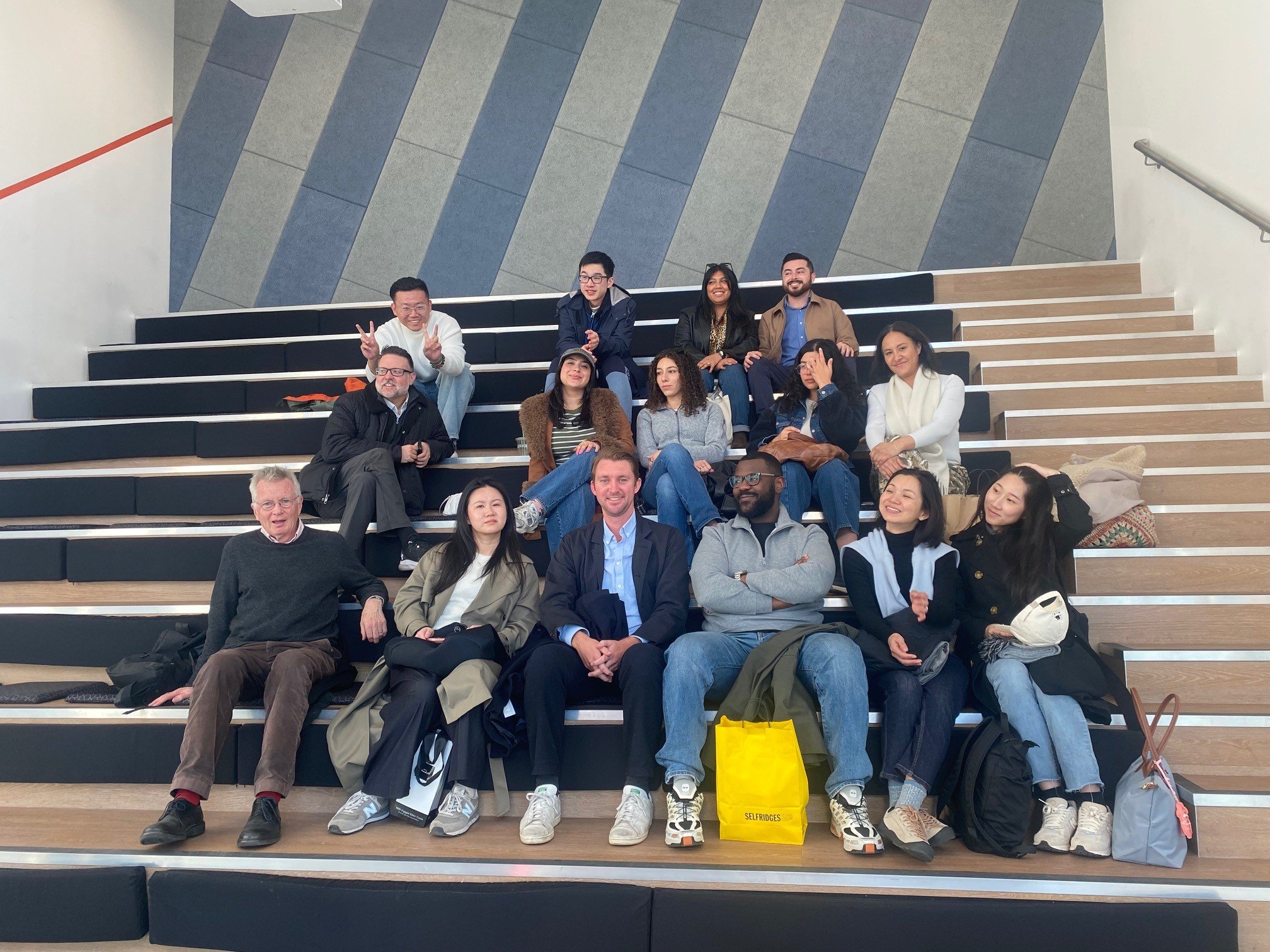 Attending a presentation at the top of 22 Bishopsgate, the City of London's tallest tower.