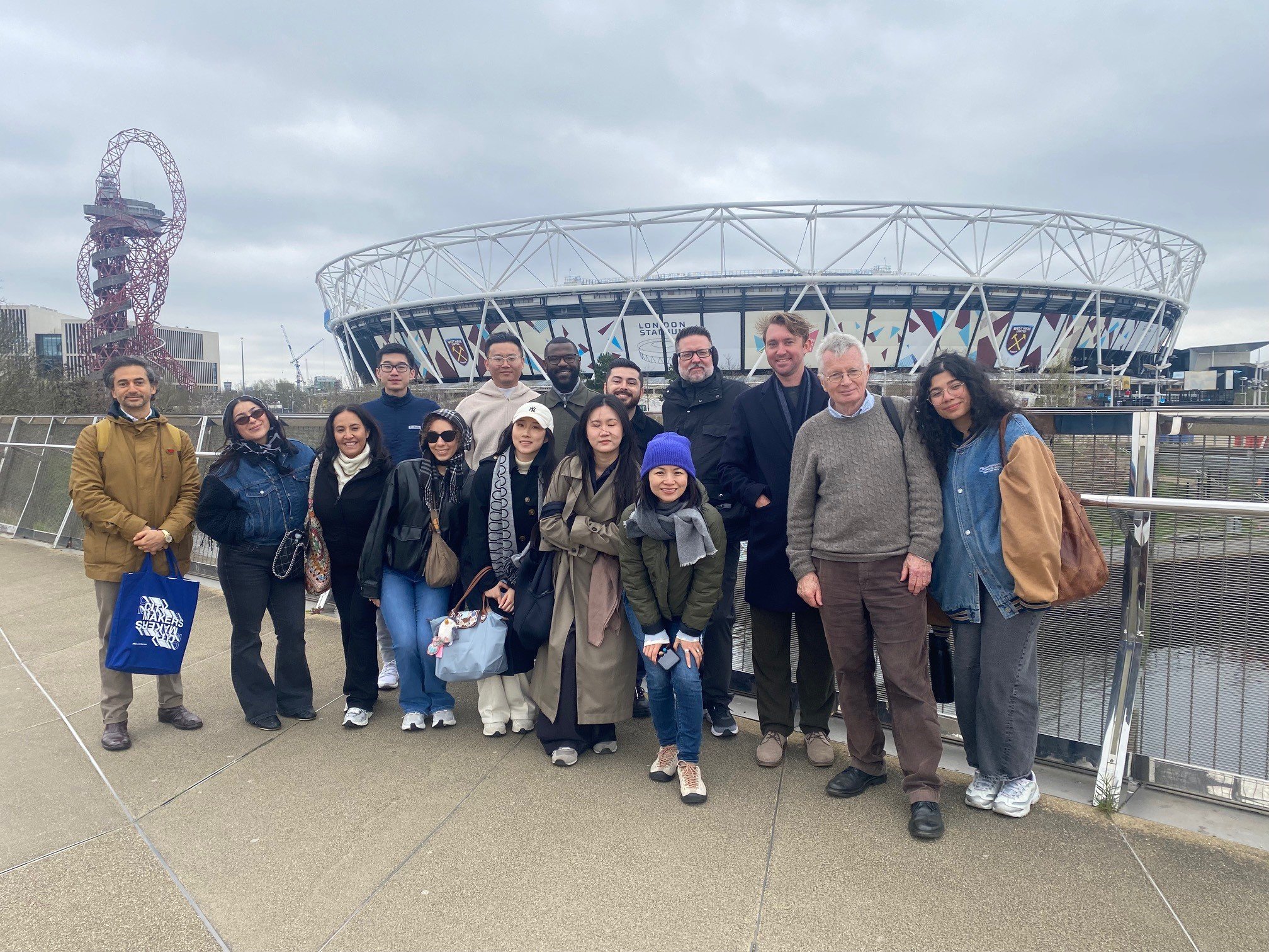 Visiting the Stratford Olympic Park with Emad Sleiby of Allies & Morrison