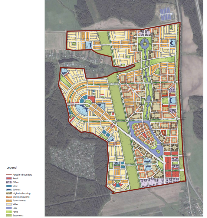 Phase 1 community master plan by Calthorpe Associates