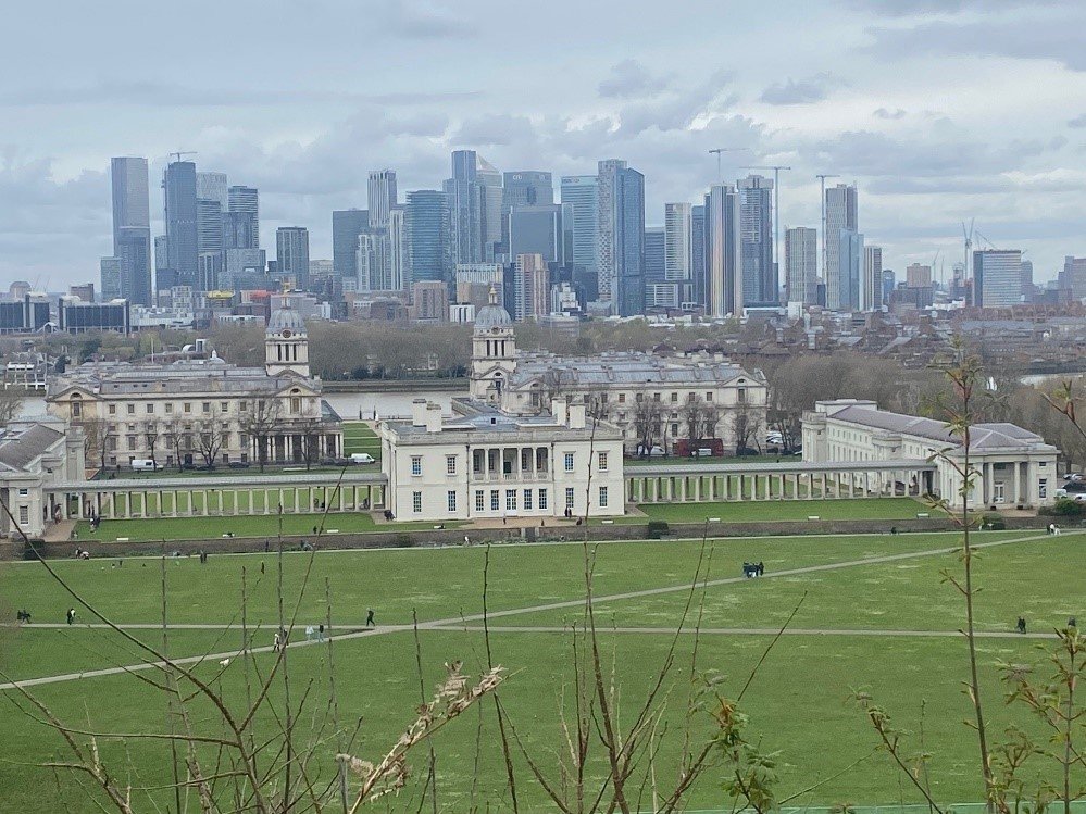 Canary Wharf from Greenwich Park