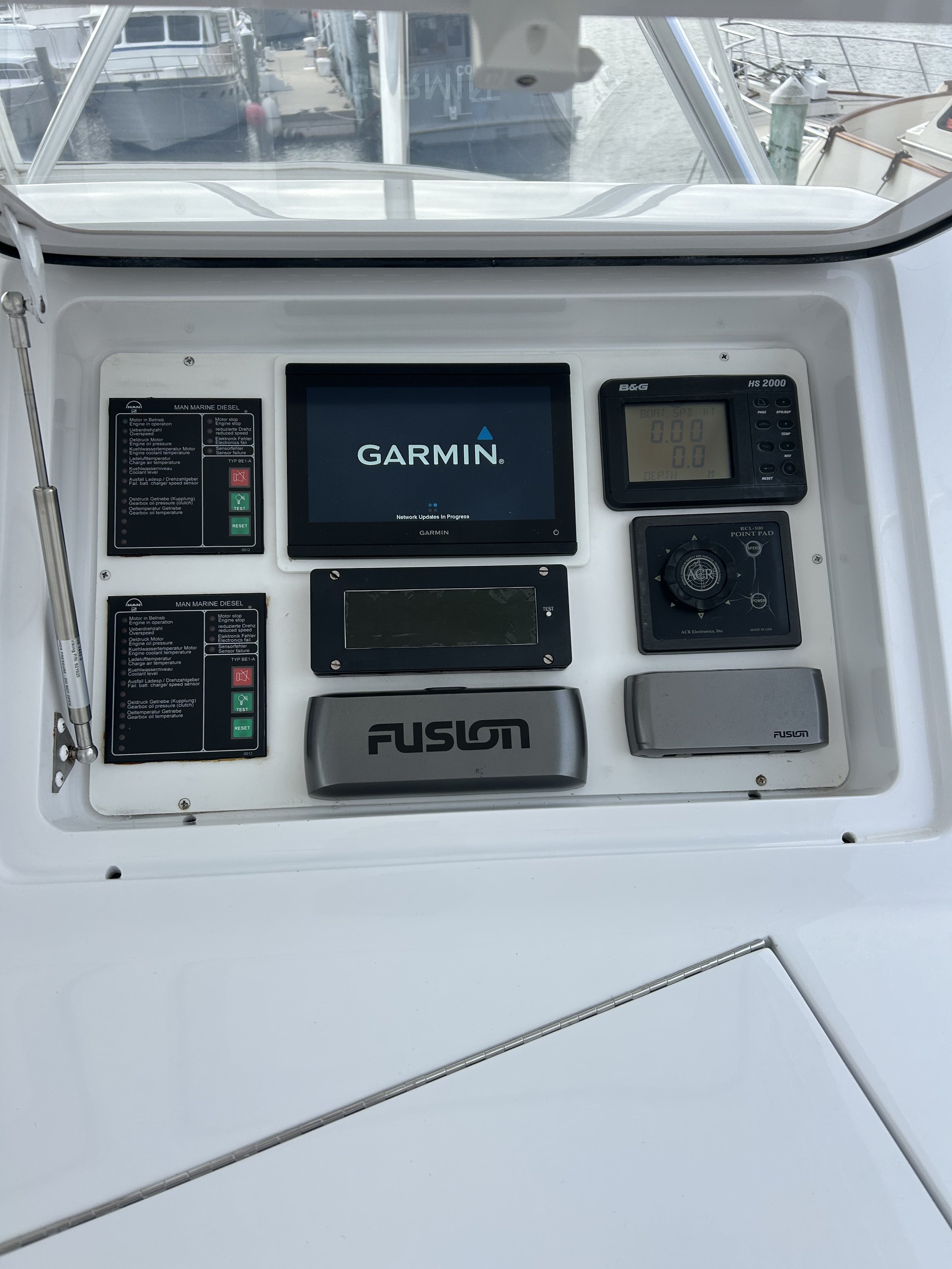 Viking Garmin full package installation and upgrade, Viking sportfish, radar, starlink, A/V work, new TV, new dash panel, fish finder