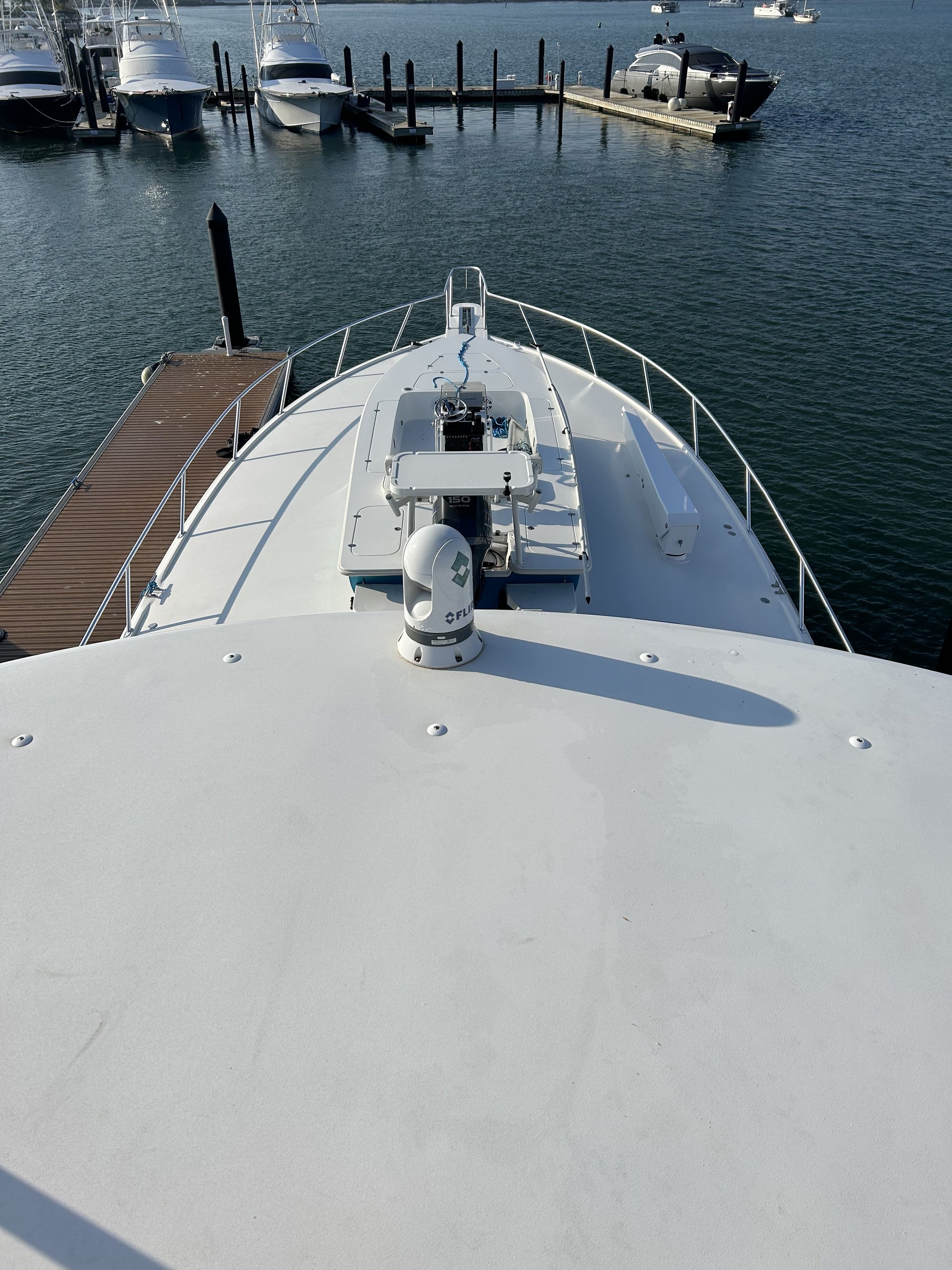 Viking Starlink Installation, Sailfish Marina, Singer Island marine electronics