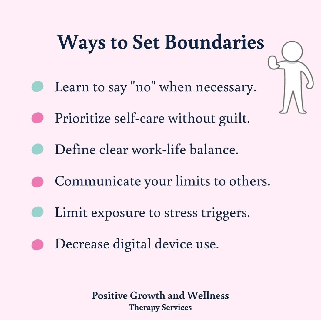 Setting #boundaries is a skill that takes practice! Try using these simple ways to start practicing boundaries in your life