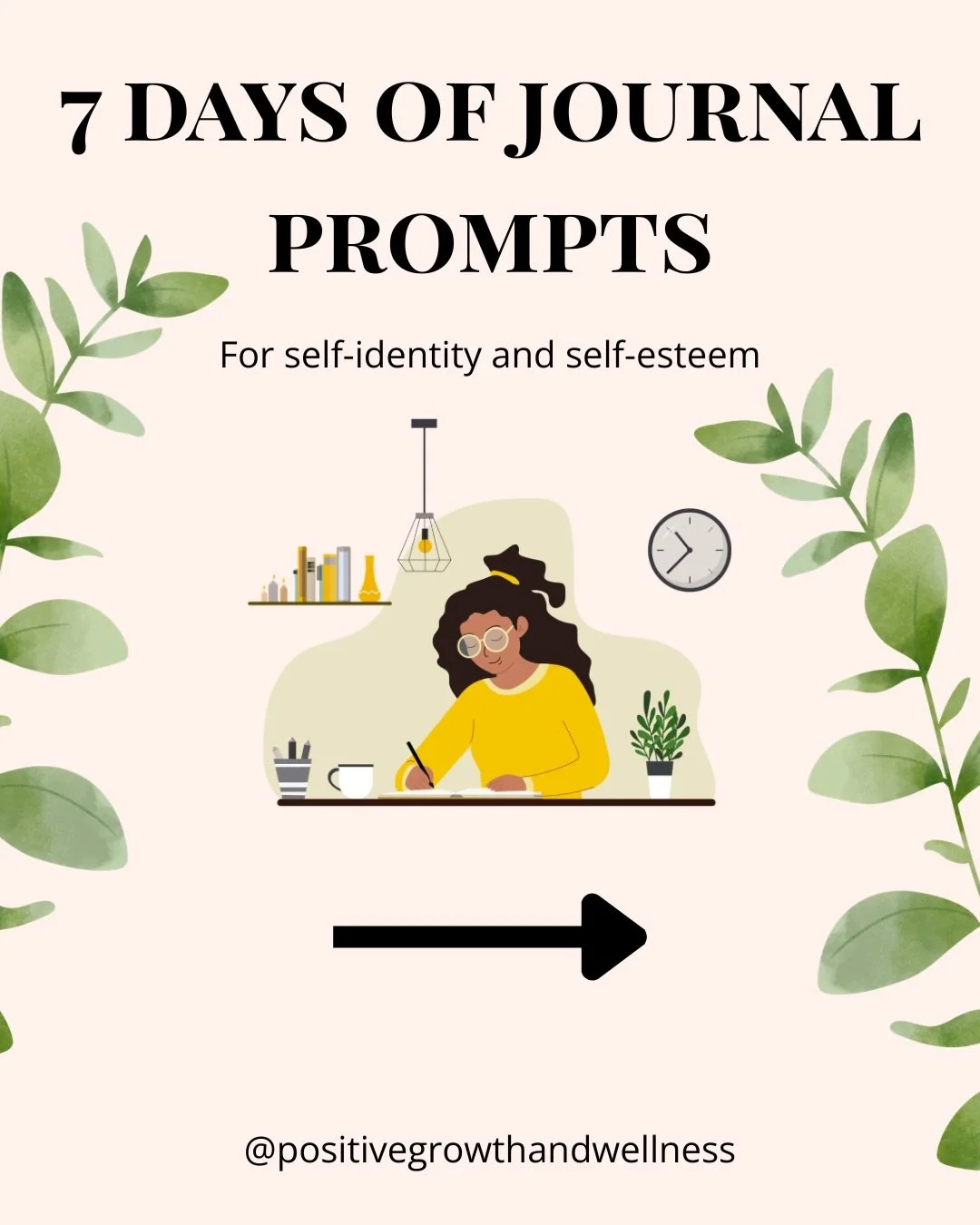 Your most important relationship in your life is with yourself 💚

These 7 journaling prompts are designed to help you explore self-esteem, self-identity, and the way you speak to yourself when no one else is listening.

Save this post for your next 