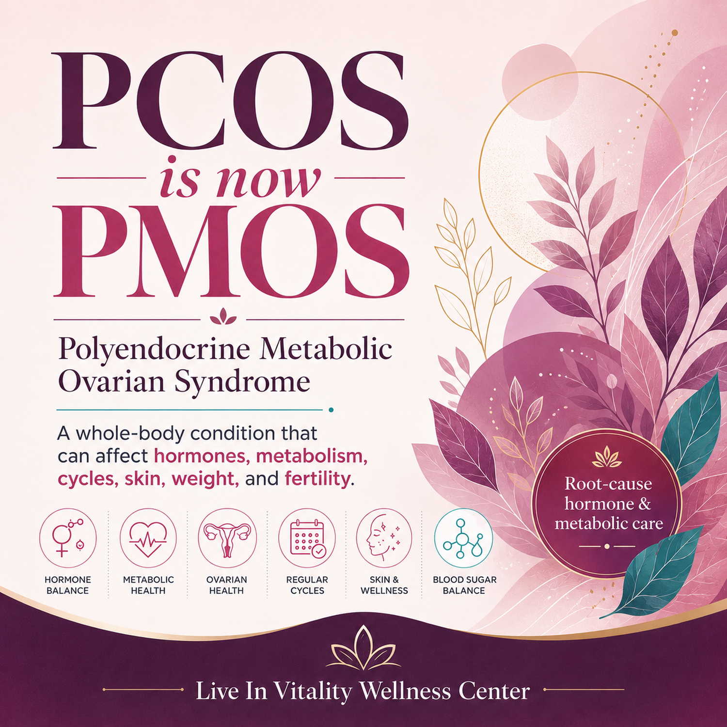 PCOS Is Now PMOS: Why This Name Change Matters for Your Hormones, Weight, Fertility, and Metabolic Health