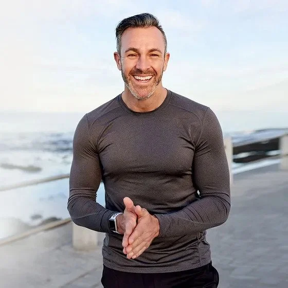 Man focused on his health and performance