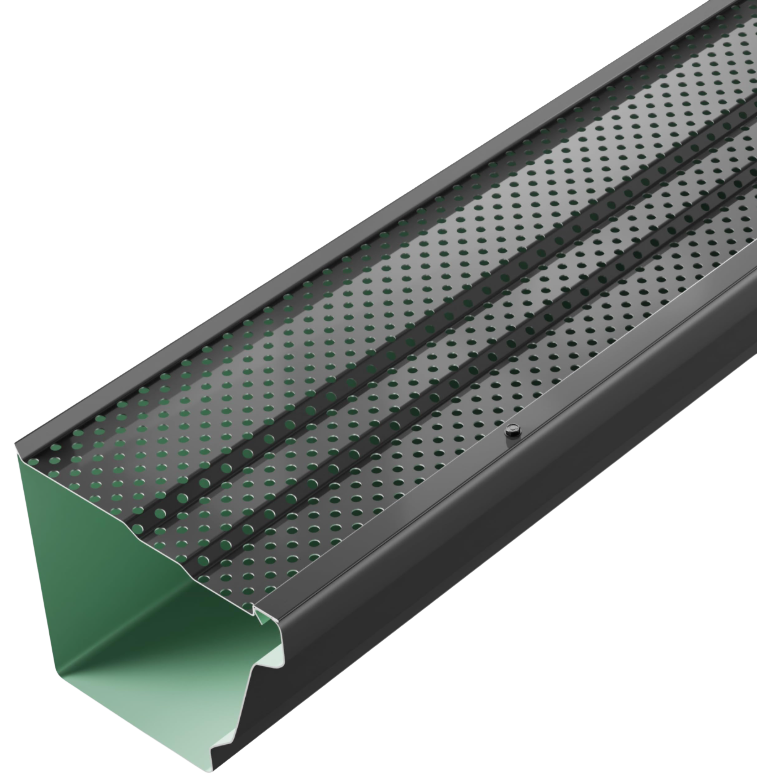 Smart Choice perforated aluminum gutter cover