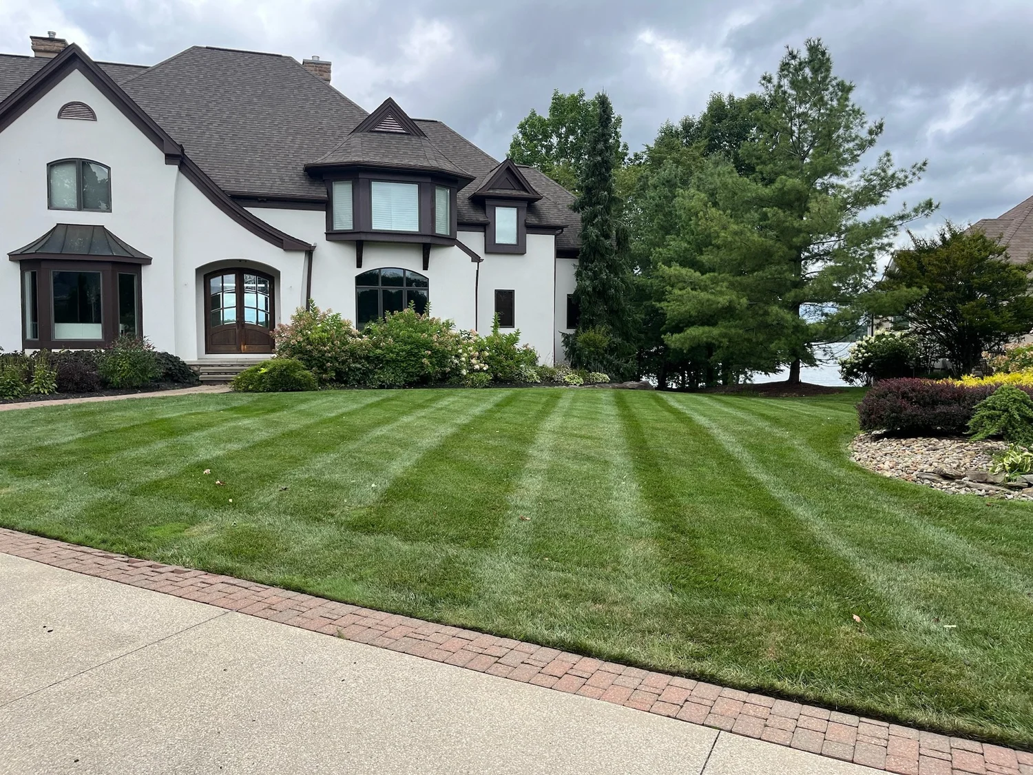 Spring cleanup work on a Northeast Ohio property