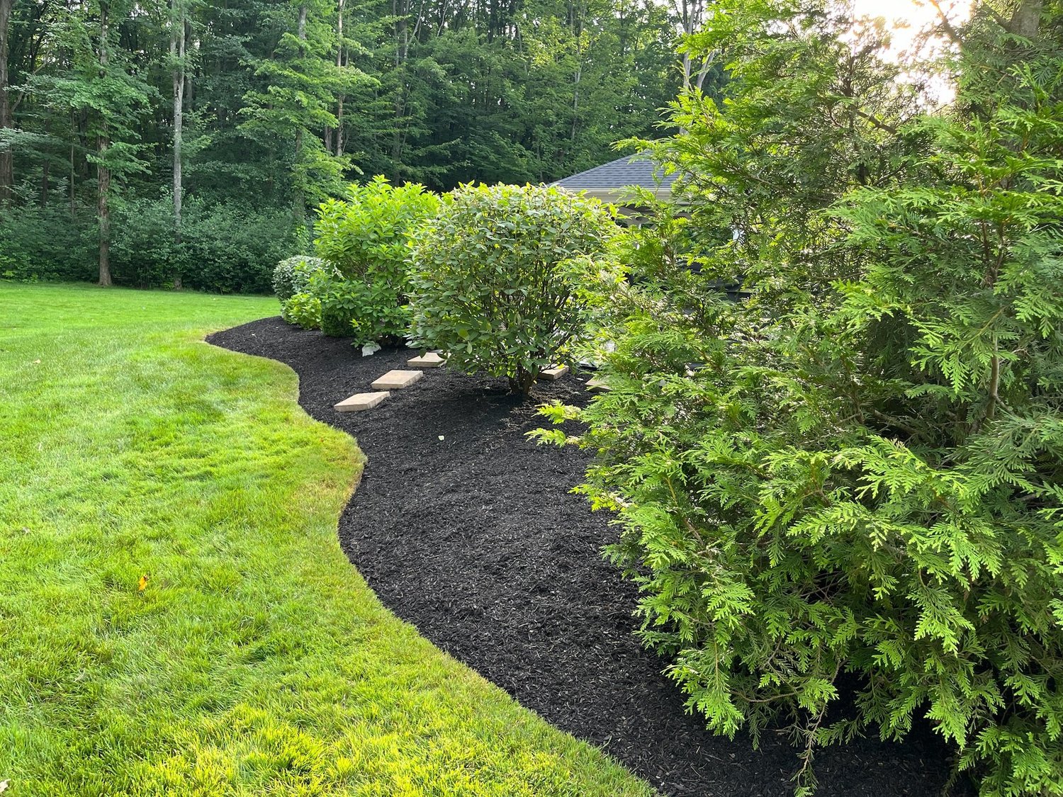 Eagle Scapes landscaping work in Bainbridge Township, Ohio