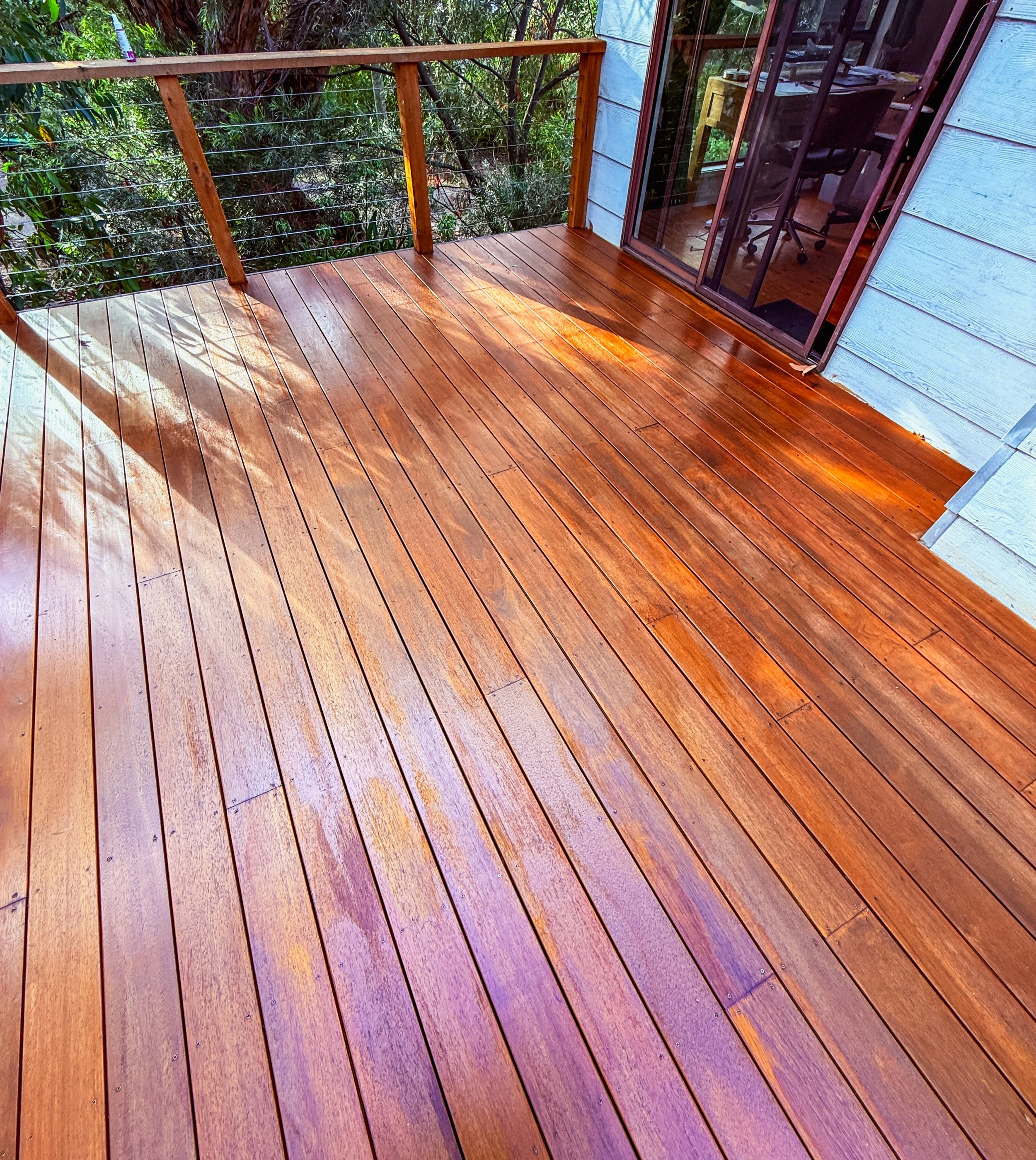 Timber deck cleaning and restoration in Anglesea Surf Coast