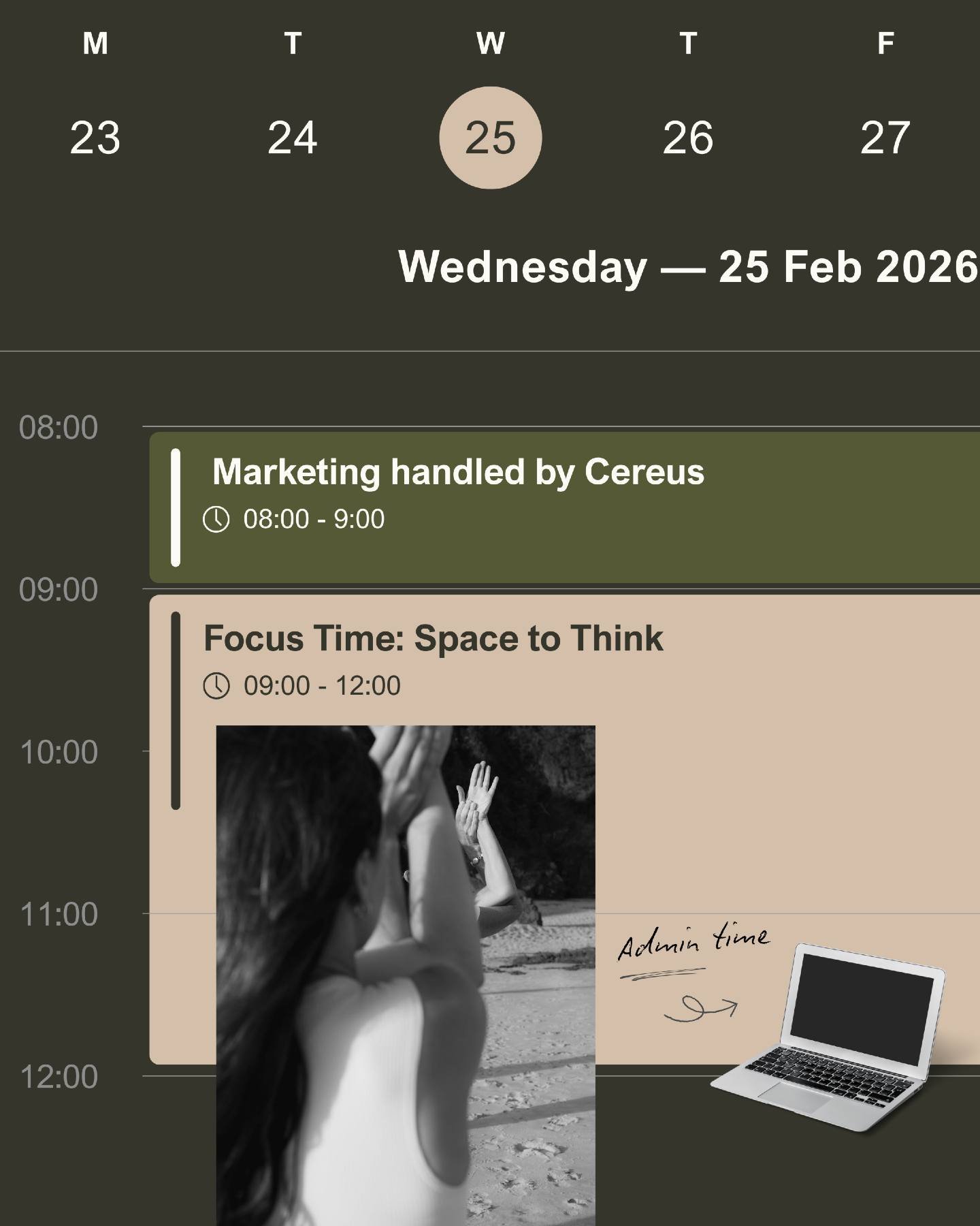 The best ideas usually come when there&rsquo;s finally room to think. When marketing isn&rsquo;t taking up every block on the calendar, there&rsquo;s time for the big-picture work that moves everything forward.

Focus on what matters most. We&rsquo;l