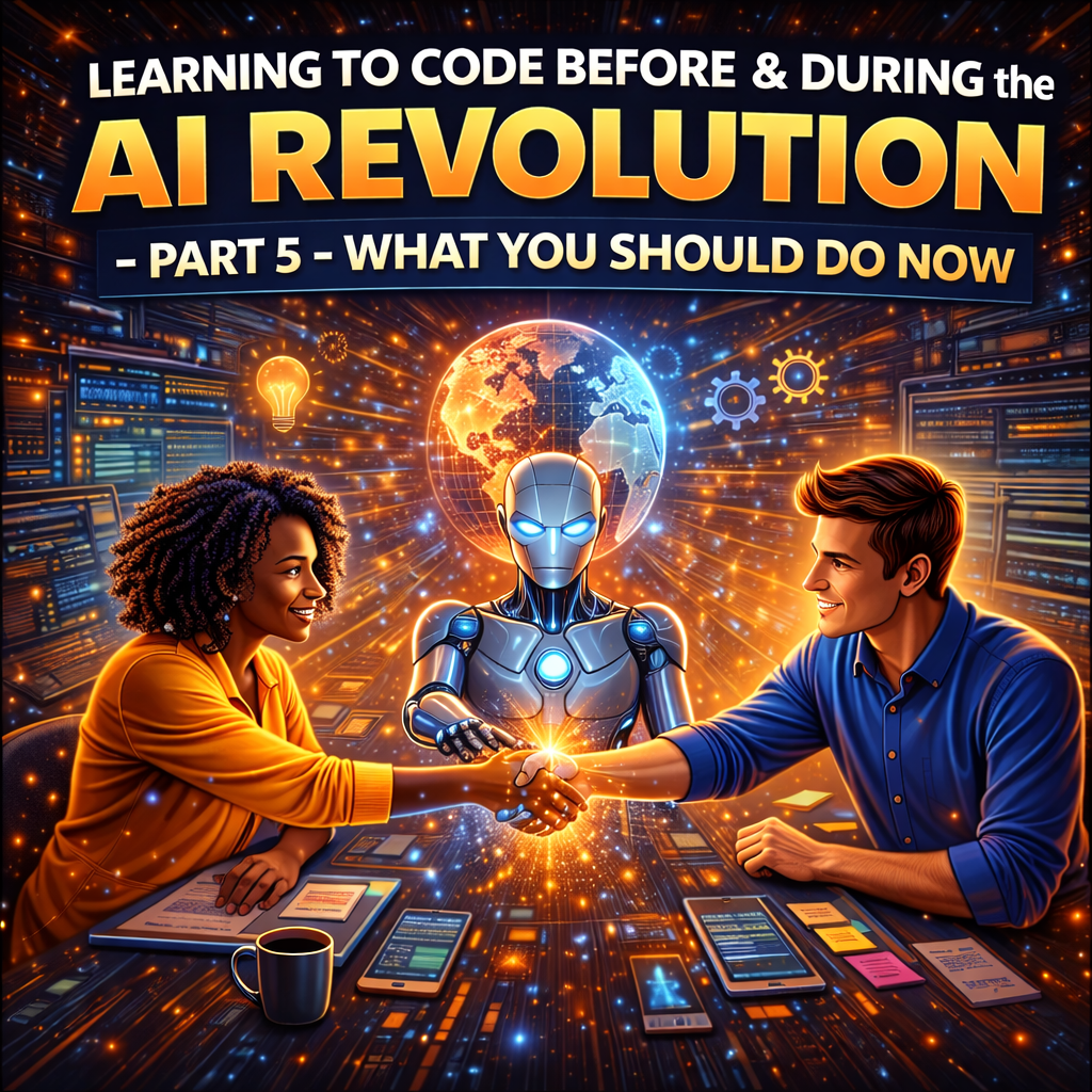 Learning to Code before &amp; during the AI Revolution - Part 5 - What to do now?