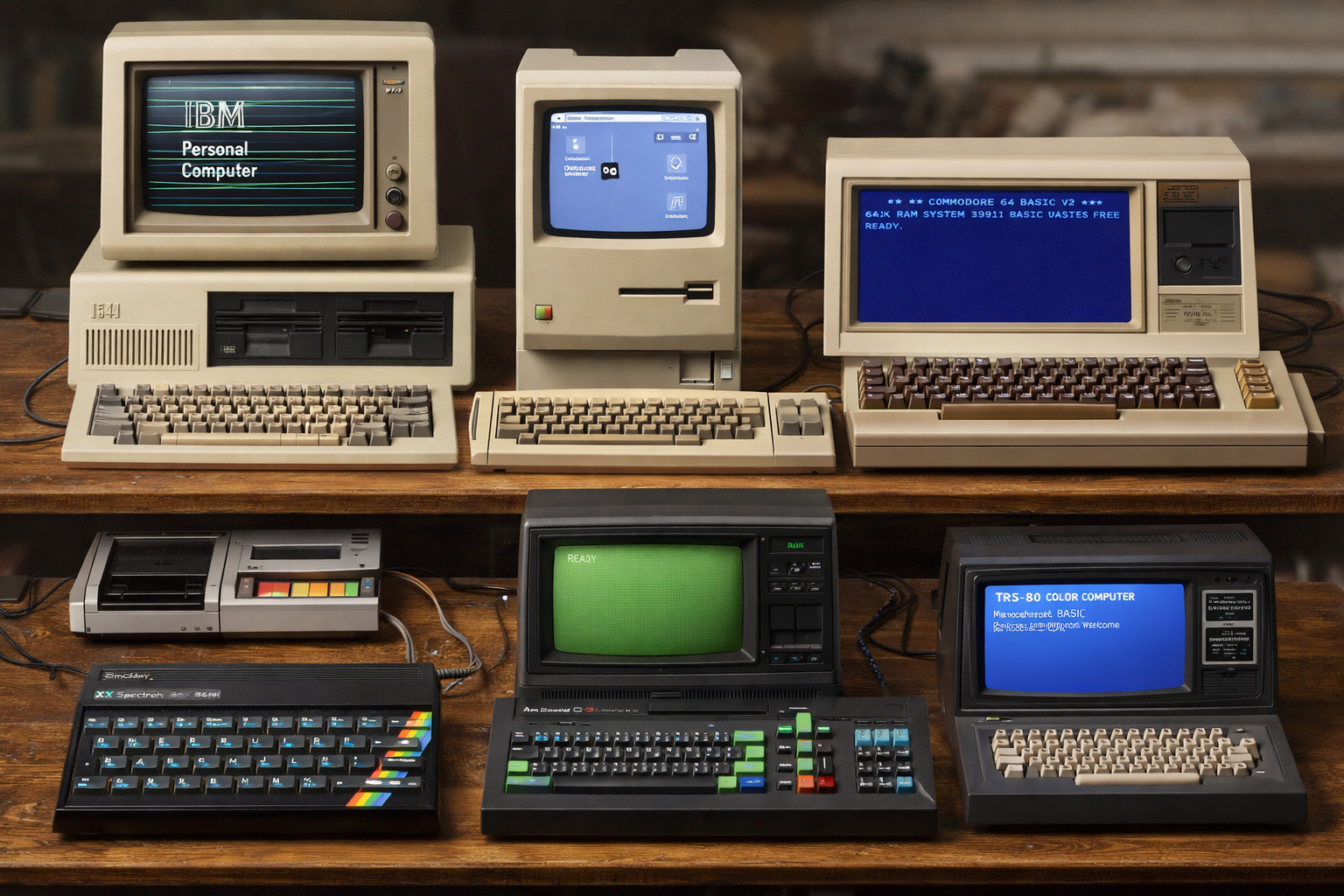Personal computers of the 1980s