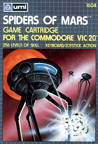 Spiders of Mars game for VIC-20