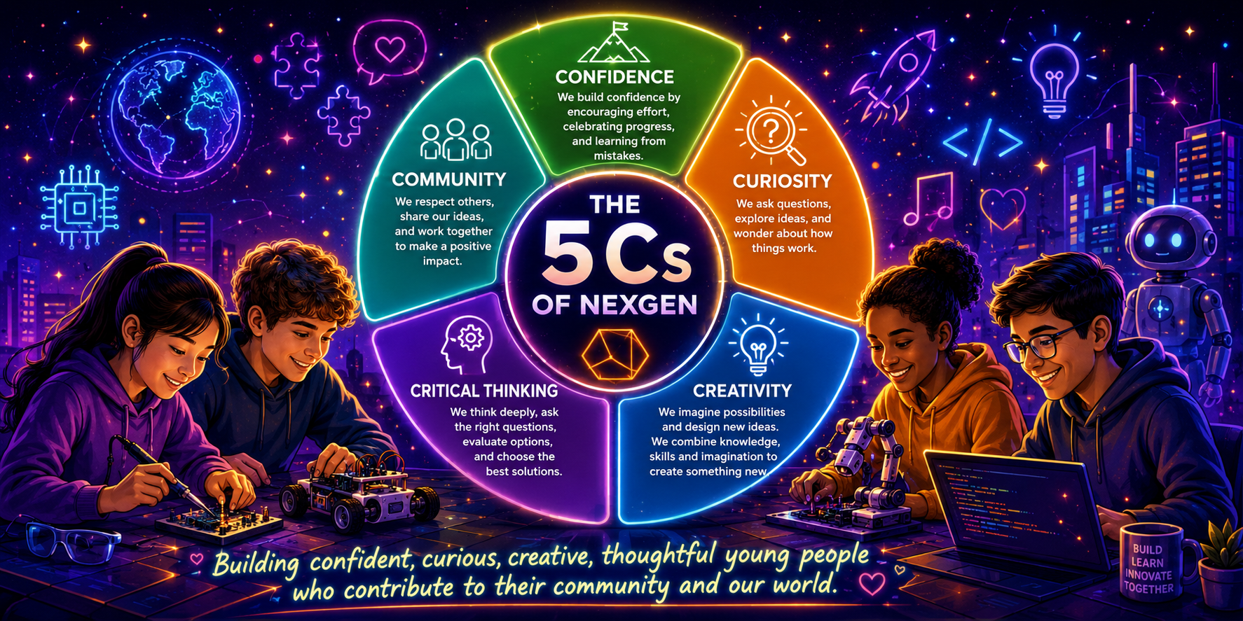 The 5Cs of Nexgen STEM School