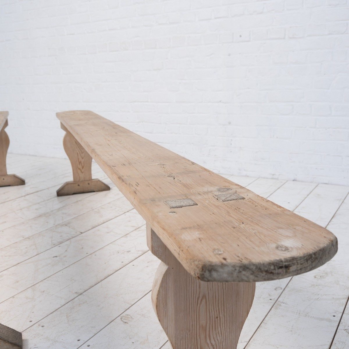 1-2-wooden-benches-19th-century-french-pine-seats