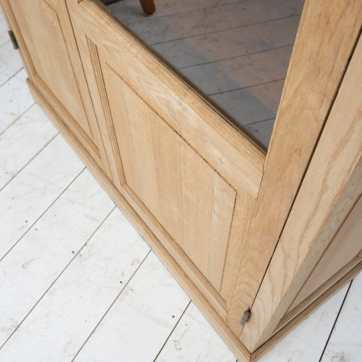 Large-scale-French-oak-bookcase-antique-cabinet