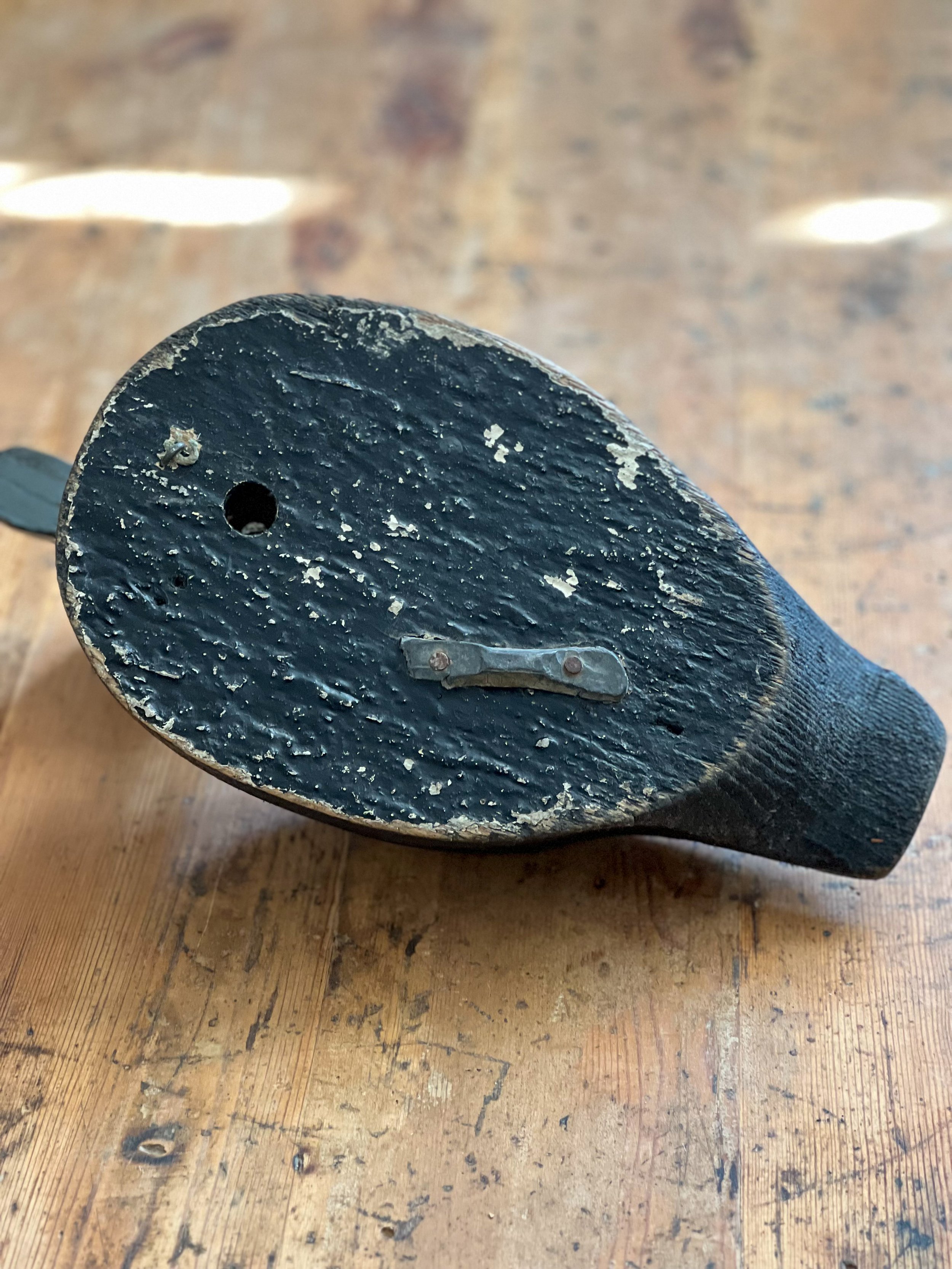 Antique-wooden-decoy-duck-folk-art