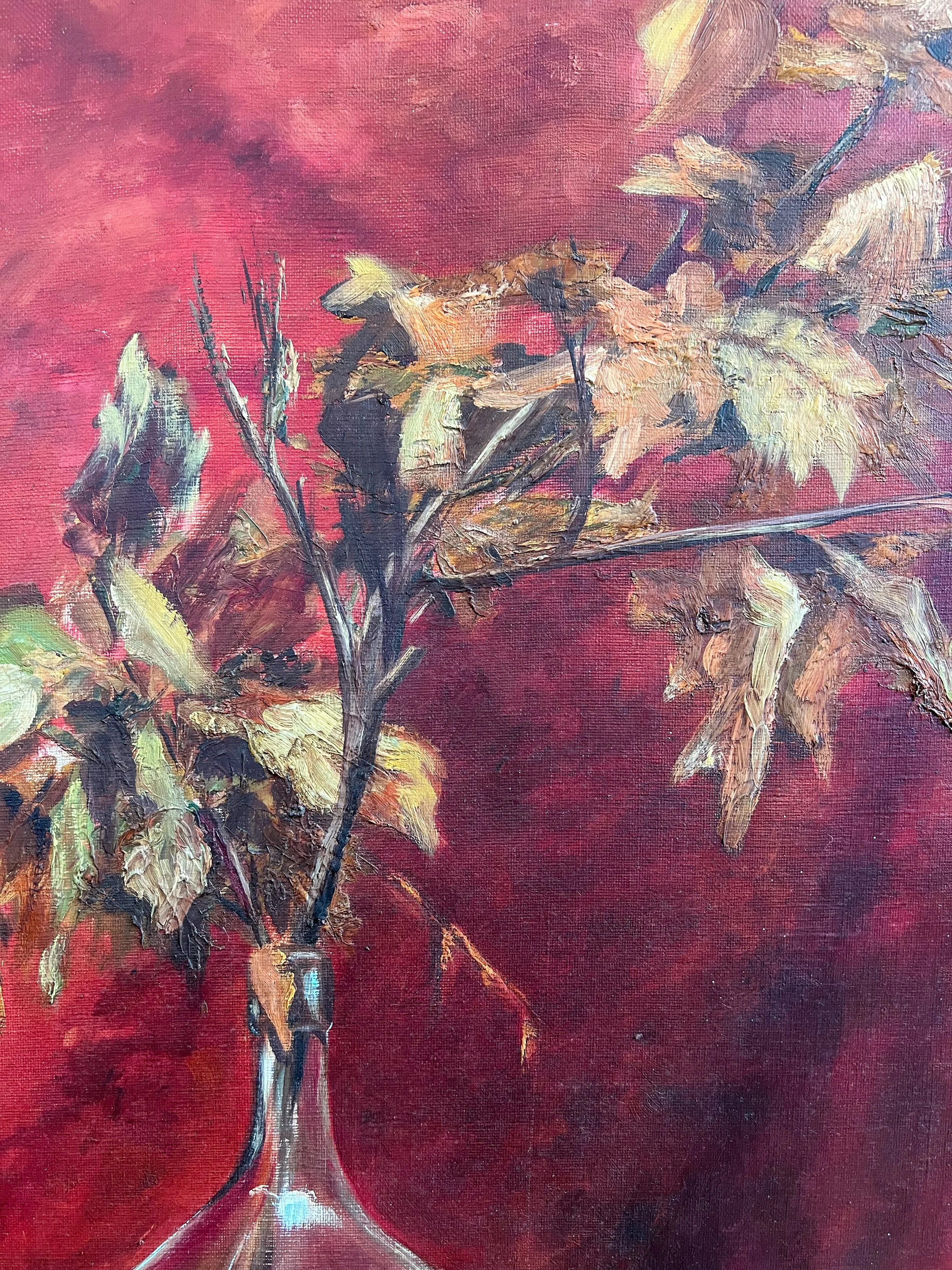 French-still-life-oil-painting-vintage-antique-mid-century-5