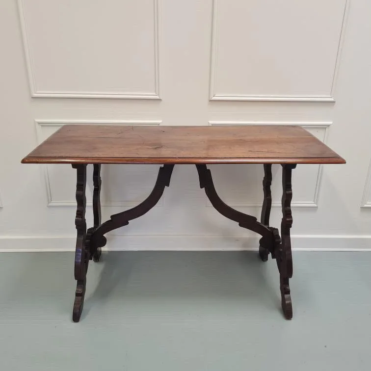 Spanish-italian-table-walnut-console-antique