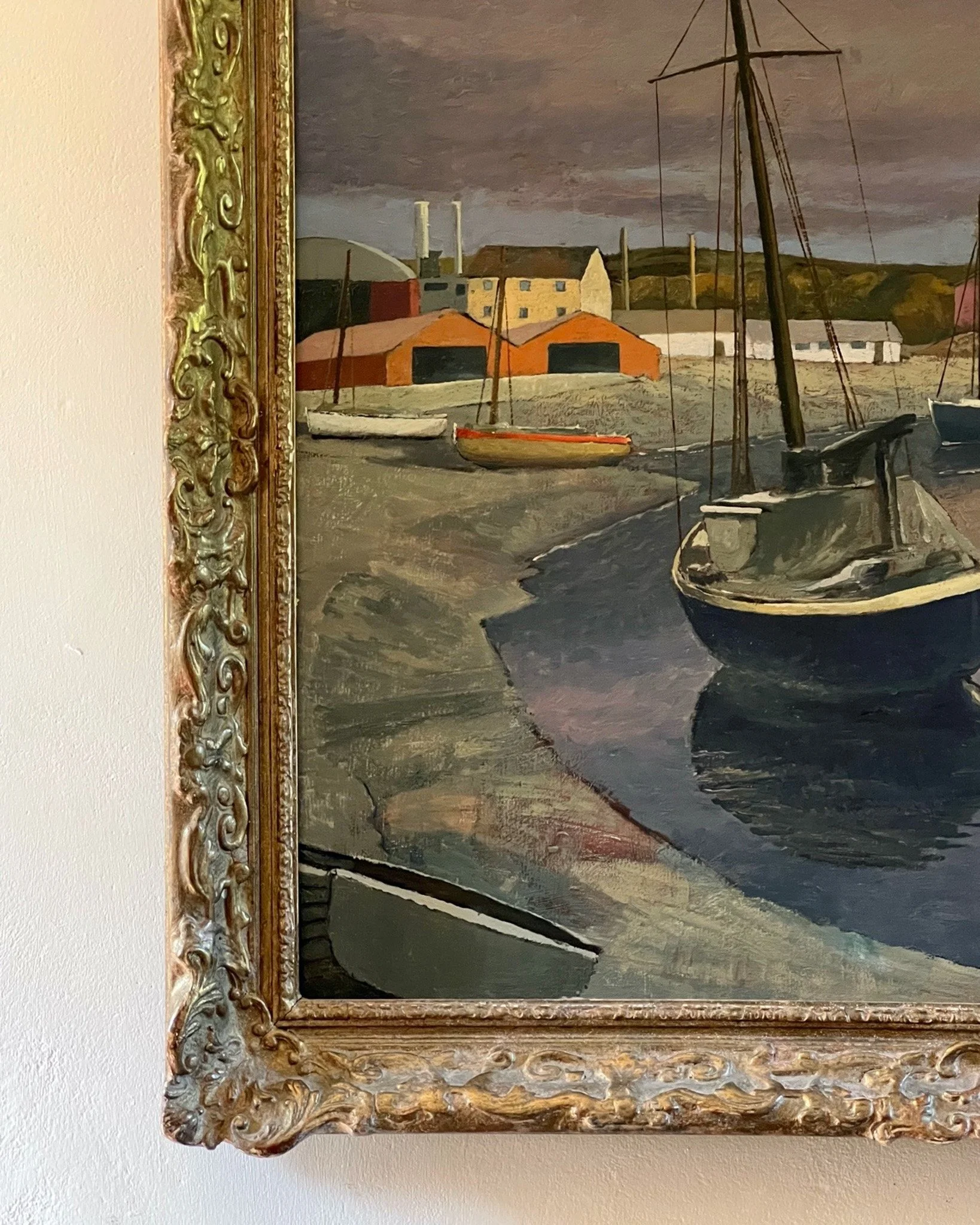 English-school-harbour-scene-boat-picture-framed-vintage-P8301-11.jpg