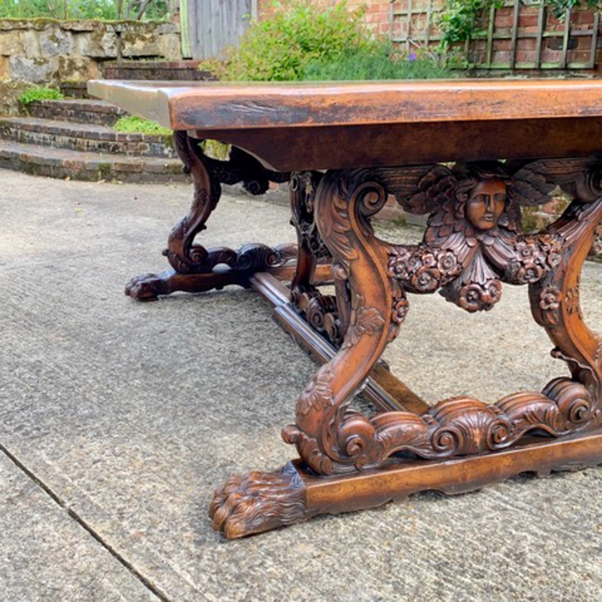 Italian-walnut-refectory-table-carved-antique-desk-D8306-7.jpg