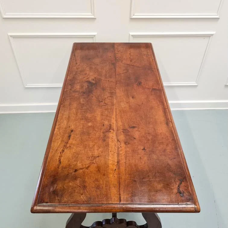 Spanish-italian-table-walnut-console-antique