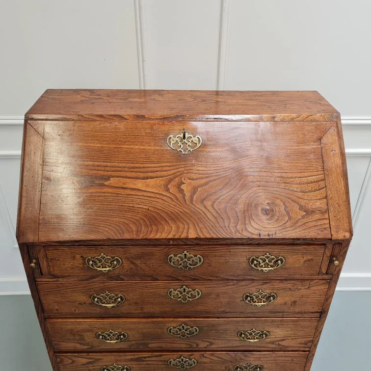 Georgian-elm-bureau-desk-english-antique-country