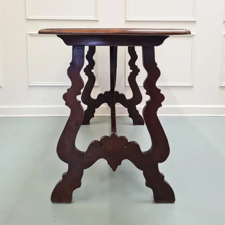 Spanish-italian-table-walnut-console-antique