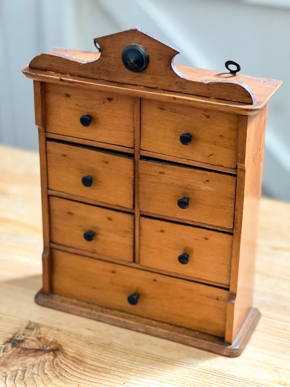 Drawer Rustic Spice Cabinet Reclaimed Antique Bank Of Small Spice