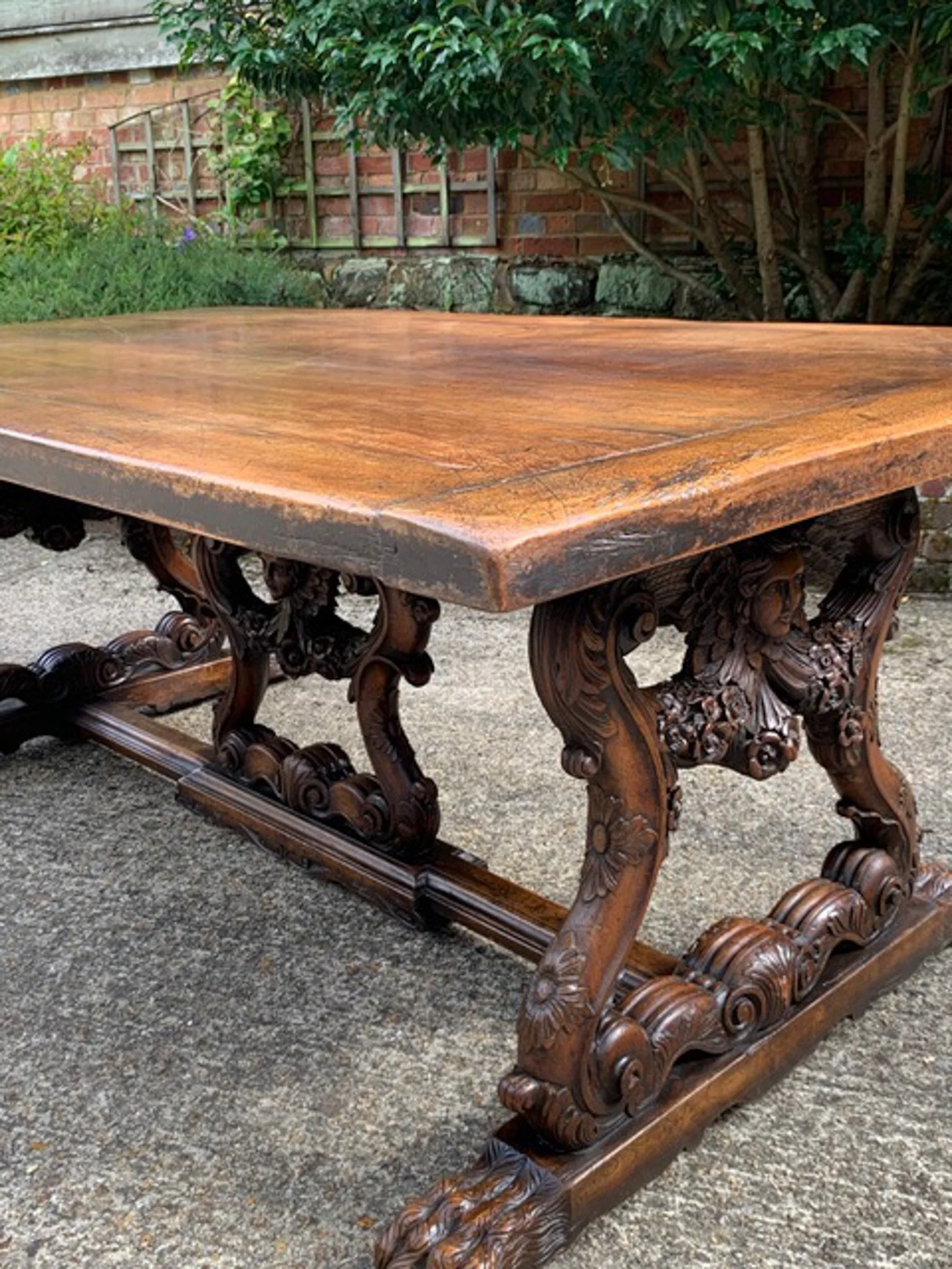 Italian-walnut-refectory-table-carved-antique-desk-D8306-5.jpg