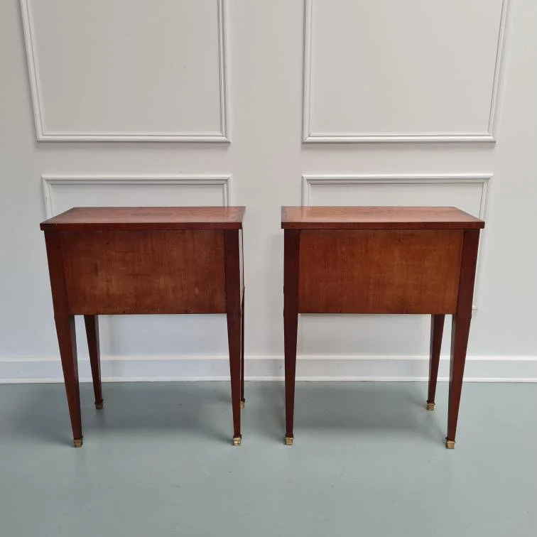 French-marquetry-bedside-tables-antique-kingwood