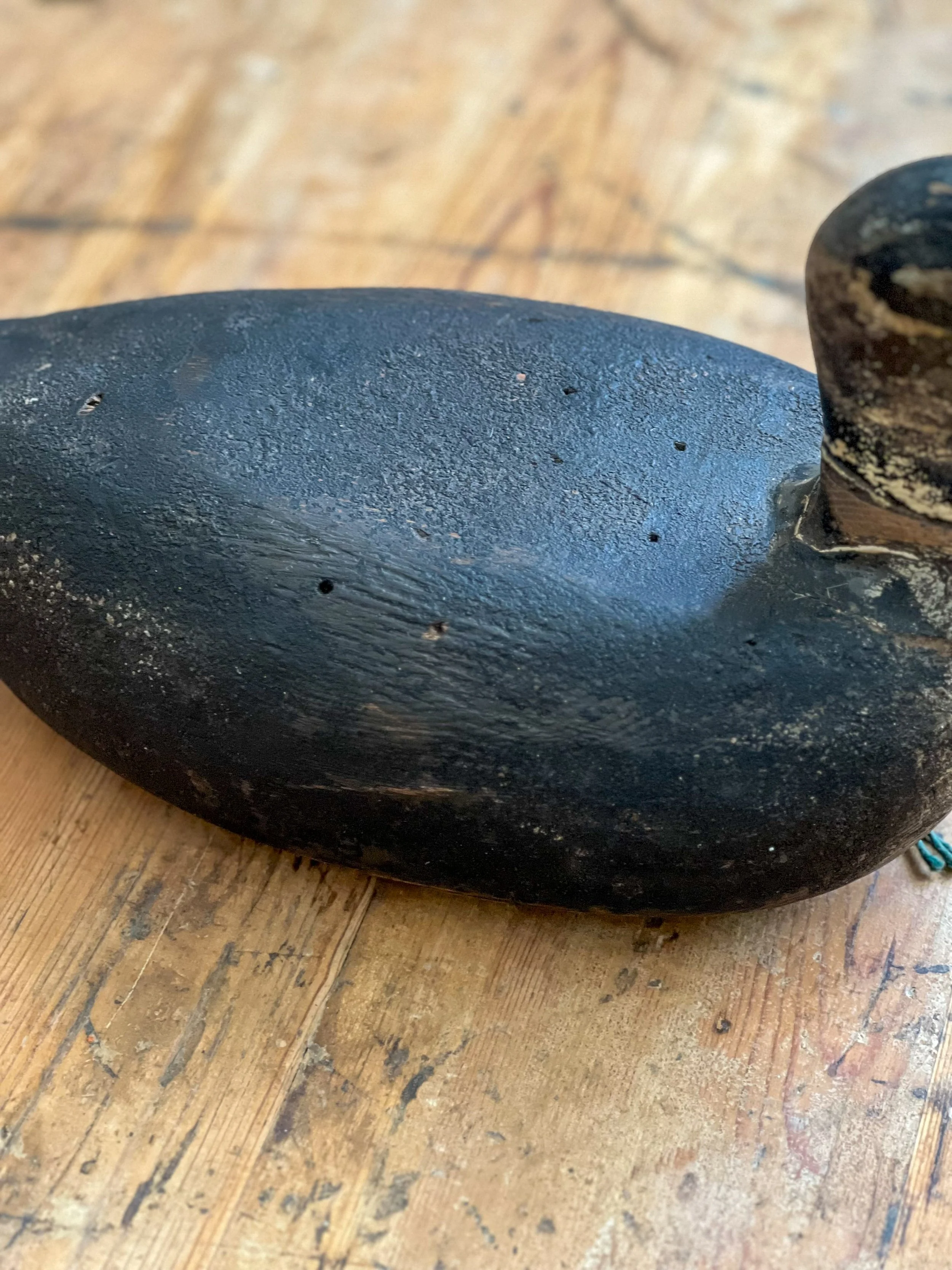 Antique-folk-art-decoy-duck-wooden-3