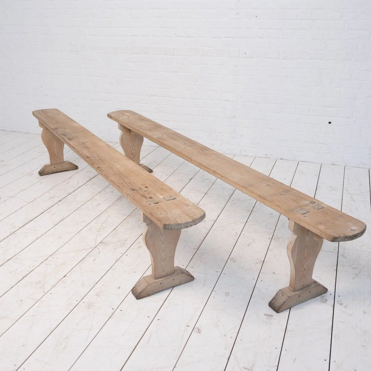 1-2-wooden-benches-19th-century-french-pine-seats