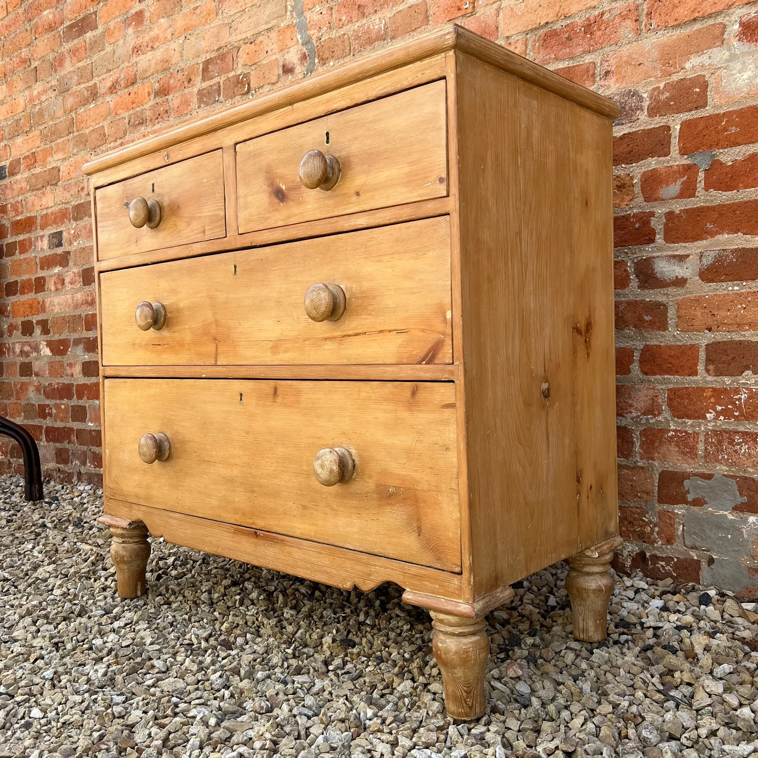 English-pine-chest-drawers-georgian-antique-simple-3