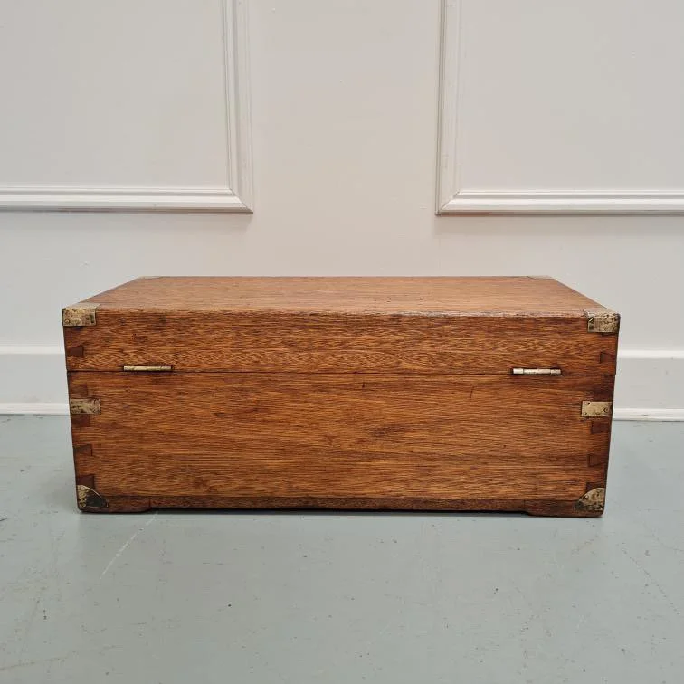 Camphor-wood-trunk- brass-bound-english-antique