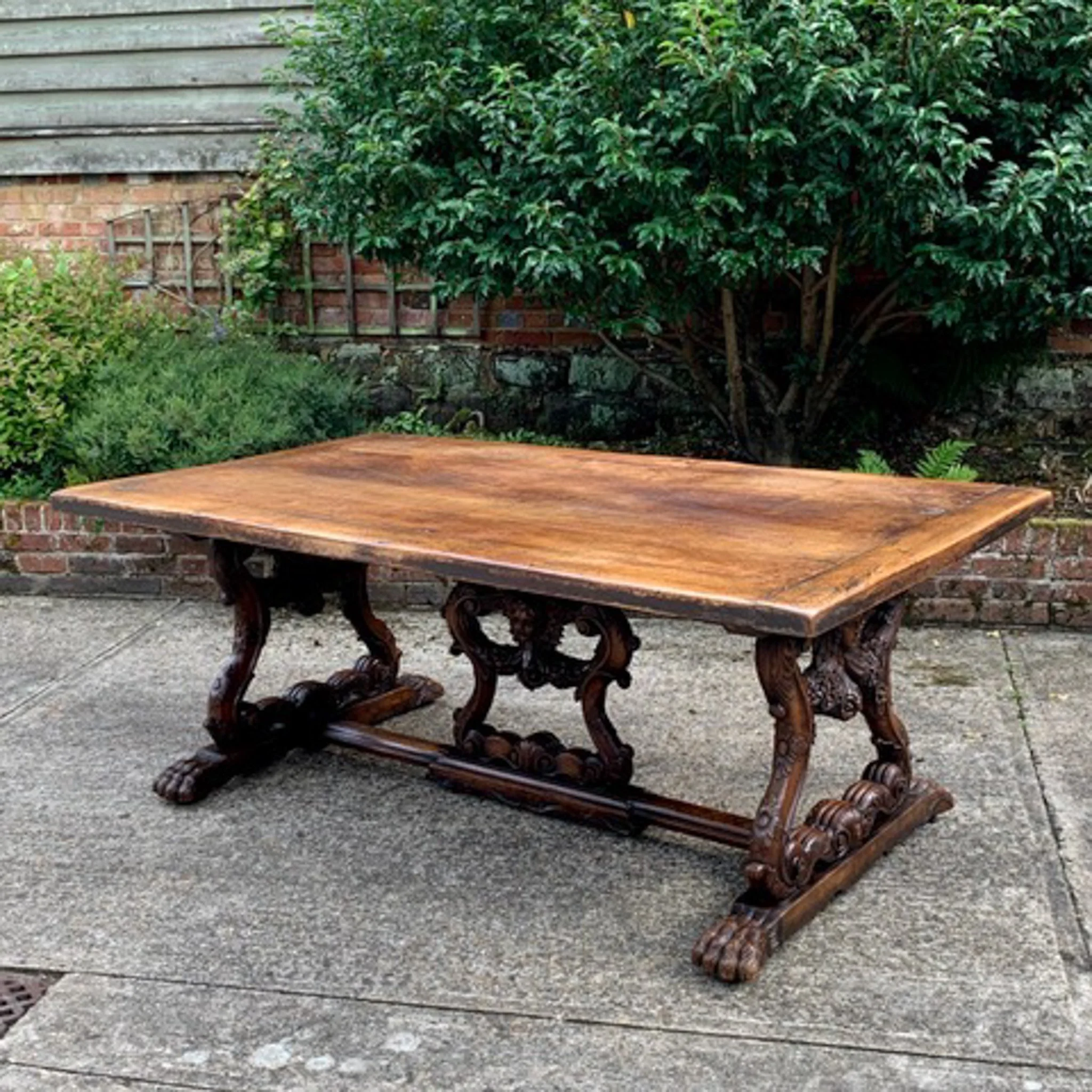 Italian-walnut-refectory-table-carved-antique-desk-D8306-6.jpg
