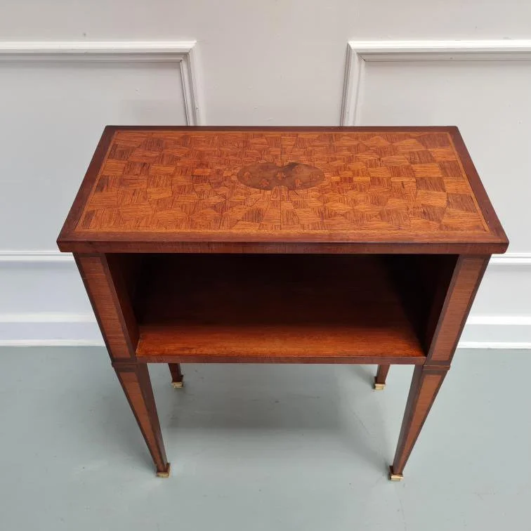 French-marquetry-bedside-tables-antique-kingwood