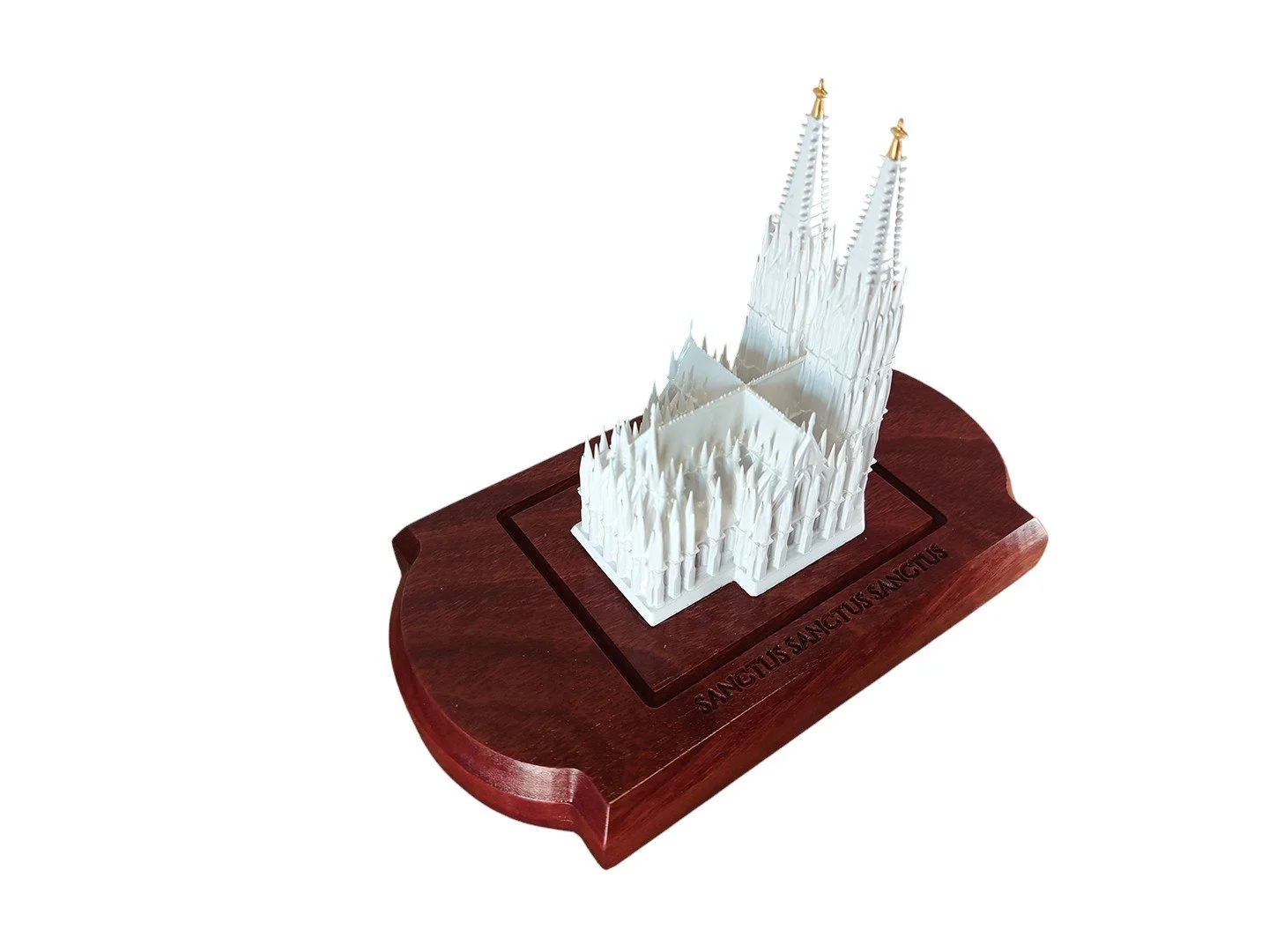 Mini Cologne Cathedral on Jarrah base by Holy Hearth Australia 005.jpg