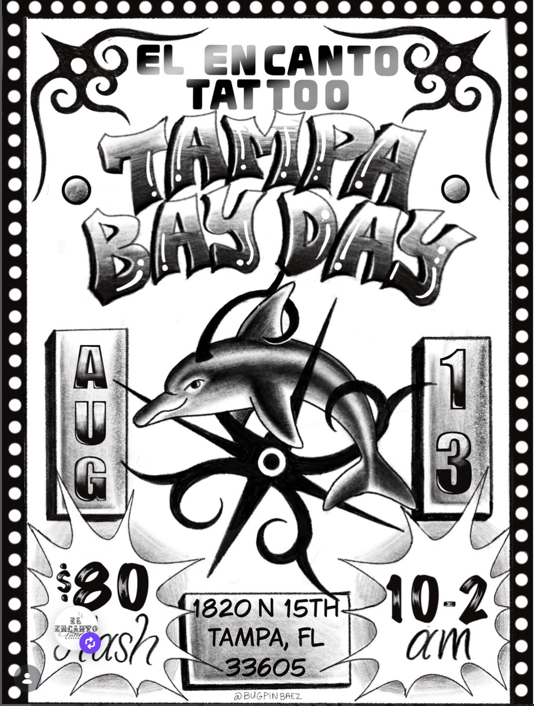 Tampa Bay Day 8/13 - 10am-2am - Flash starting at $80