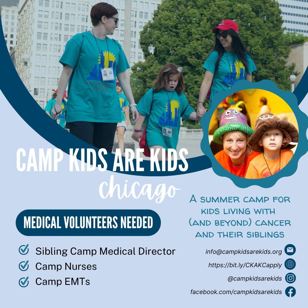 Can you believe there&rsquo;s less than 3 months till camp?! 🎗️We are still looking for some medical volunteers to join our camp family! Although we would love it if you could stay the whole week, we can try to work around your schedule to fit any d