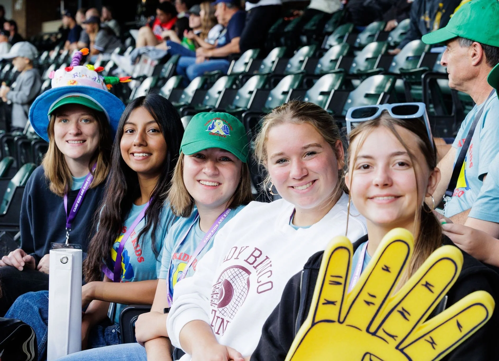 ⚾ Moment of Camp Monday ⚾
 When we Dive Into Camp, the fun doesn&rsquo;t stop at the hotel or the activity rooms &mdash; it follows us everywhere! 💛 One highlight of the week? Heading out to cheer on the Chicago White Sox together! From ballpark sna