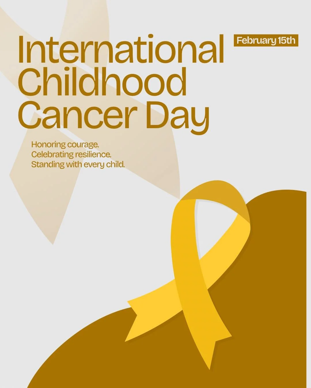 It&rsquo;s International Childhood Cancer Day 💛🎗️
Today we honor the strength of children facing cancer &mdash; and the families, siblings, and care teams beside them.
At Camp Kids Are Kids Chicago, we see every day that our campers are more than a