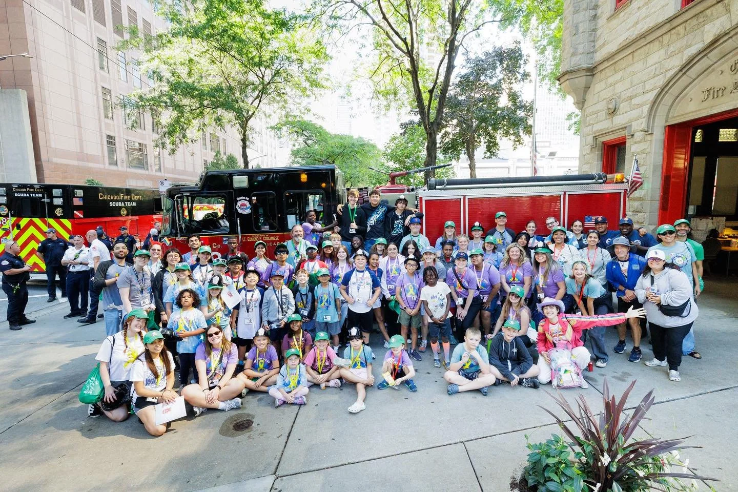 Fire trucks, big smiles, and unforgettable moments 

One of favorite memories is seeing our firefighters friends 🚒. Moments like this remind of how important our community helpers are. 💛 Apply to camp &amp; join us to create the best memories.❤️

#